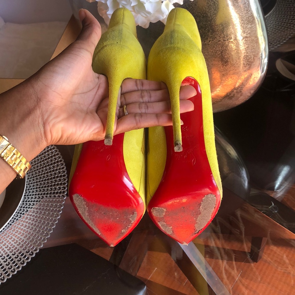 Christian Louboutin so Kate 130 suede booty - Picture 4 of 8